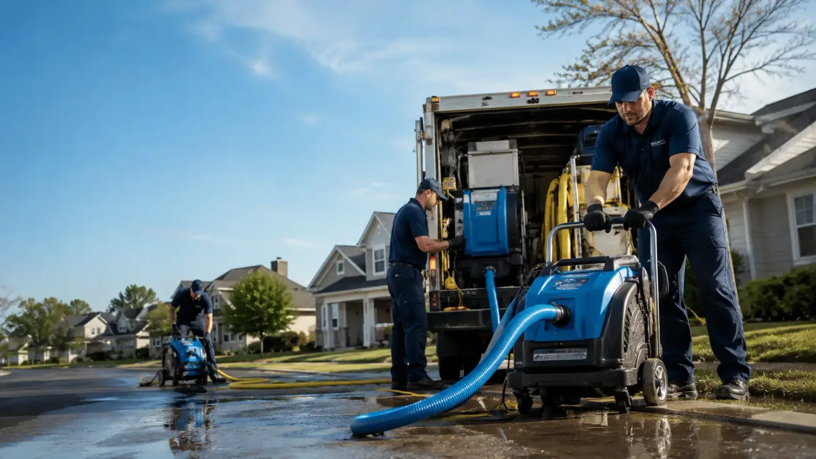 Flood Damage Cleanup in Bairoil, WY